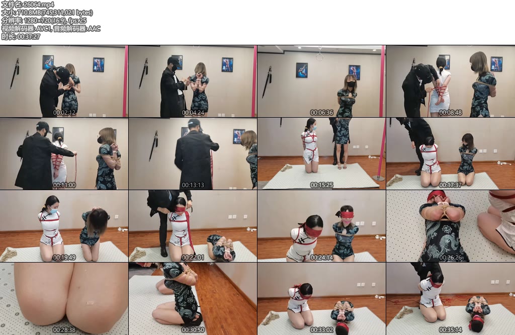 [一绳所爱] 喵喵思琪极限捆绑口球聊天-丝依依