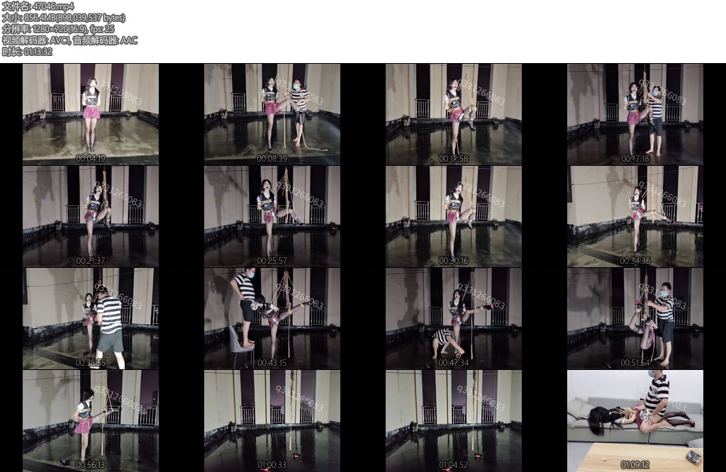 [欢乐谷] 被吊在天台惩罚调教的jk女完整深度版-丝依依