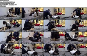 [新月原创] 玉箫自缚镣铐驷马拘束衣游戏巴黎世家黑丝驷马挠脚心打屁股应有尽有-丝依依