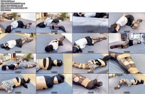 [默示录] 缚艺录 新模小凉表演专业的女生第一次拍有点害羞黑丝短裙胶带死死地封住嘴巴苦苦地挣扎全方位运镜值得一看-丝依依