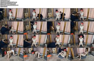 [随心原创] 优璇白内衣柱子固定 浸湿的内裤-丝依依