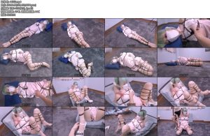 [亚洲绳艺] 绳缚日本工作室 Cosplay双马尾旗袍中华娘日式紧缚M分腿蛇缚驷马胶带封嘴TD震动固定不可描述疯狂tk-丝依依