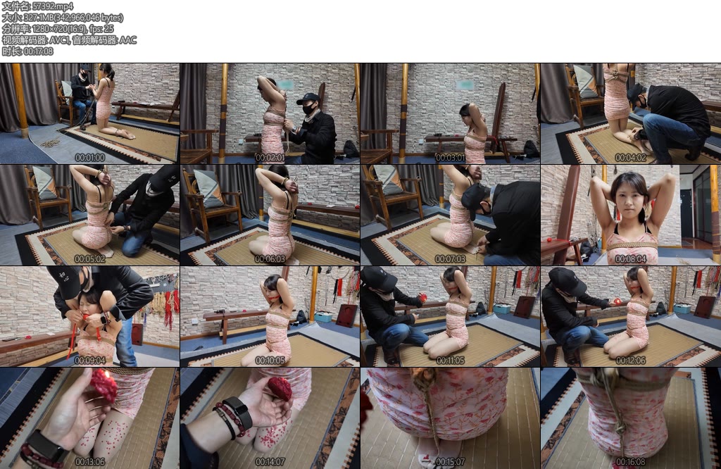 [一绳所爱] 魏灿花裙滴蜡-丝依依