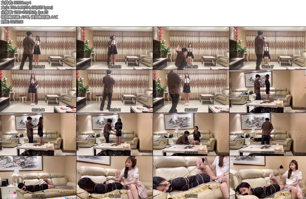 [贝特原创] 娇羞幼师小姐姐第一次体验绳艺调皮的倩倩捣乱挠痒痒-丝依依