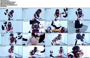 [惩戒学园] 黑丝国风小女仆百合loli调教女虐女固定放置阳俱口塞强高放置鞭打强膏-丝依依