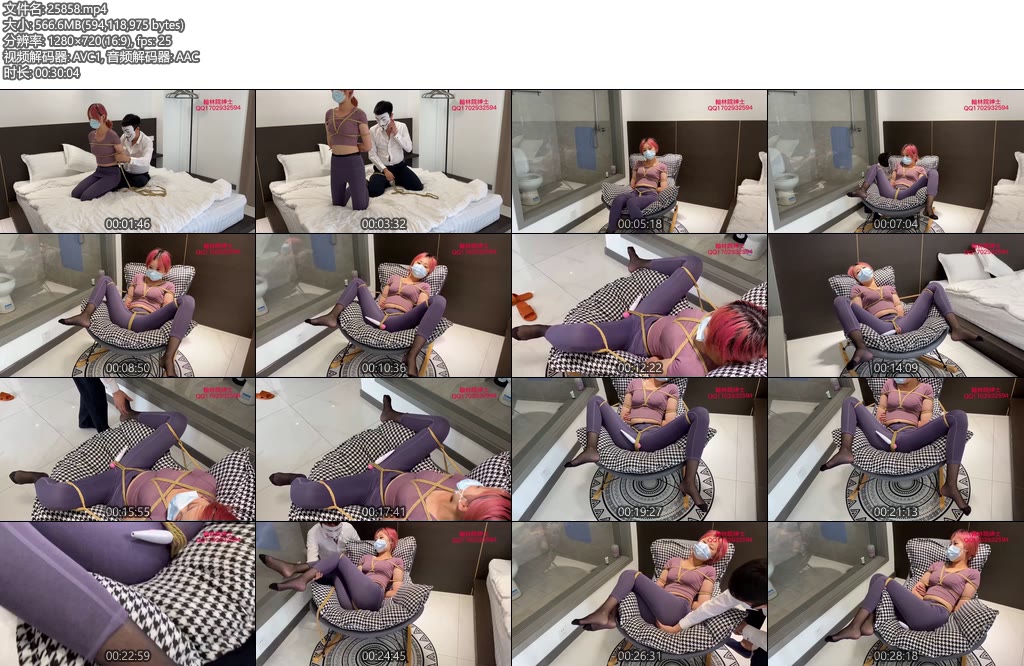 [翰林院] 睿睿瑜伽黑丝震动-丝依依