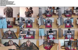 [WN原创] 瑶瑶之完全禁锢，铁笼强制跪缚，颈部身体金属固定放置-丝依依