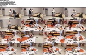 [龙飞原创] 绳裤拘束架口球抓住绳裤的绳子向上提刺耳的申铃声让人内心无比的激动荷尔蒙瞬间飙升-丝依依