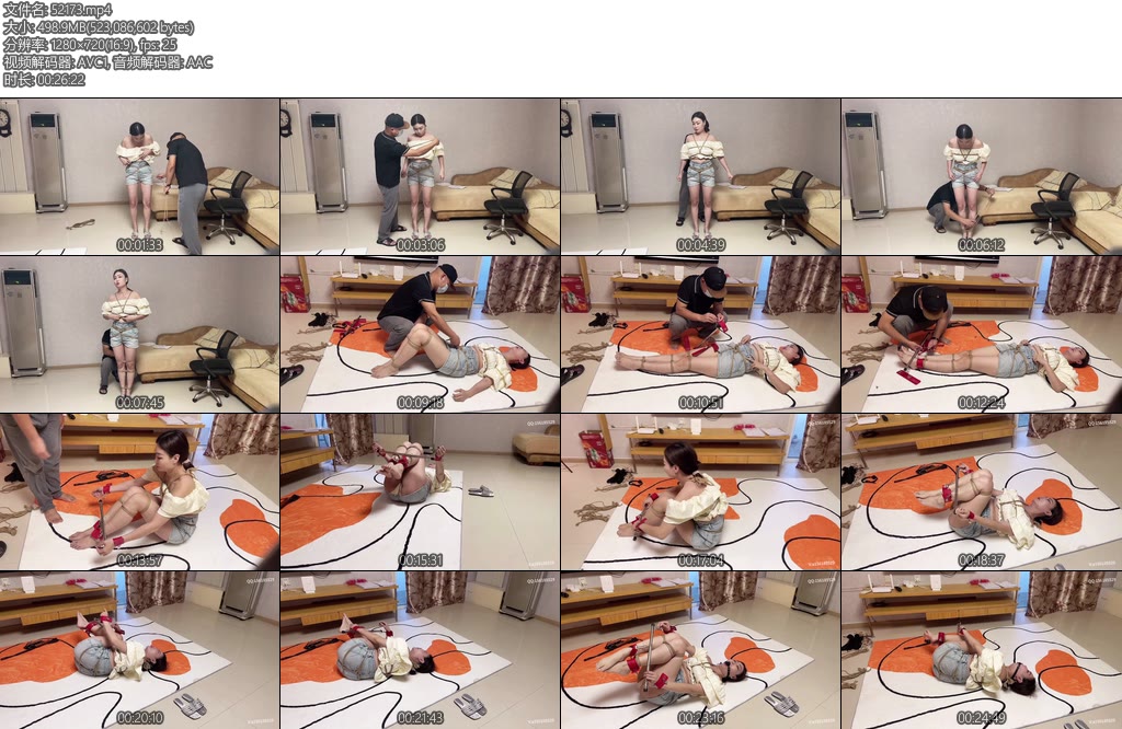 [龙飞原创] 绳裤拘束架口球抓住绳裤的绳子向上提刺耳的申铃声让人内心无比的激动荷尔蒙瞬间飙升-丝依依