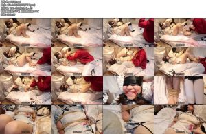 [荷仙原创] 连缚作品新作粉与蓝洛丽塔公主的双人再现合作连缚外向与内敛的碰撞肉丝和白丝旗袍和纱裙绳子与胶带口球与纱布同样的敏感-丝依依