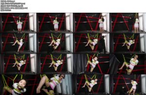 [胜景影视] 女M体验悬吊的快乐女M来基地体验捆绑吊女M吊起来也是很快乐-丝依依