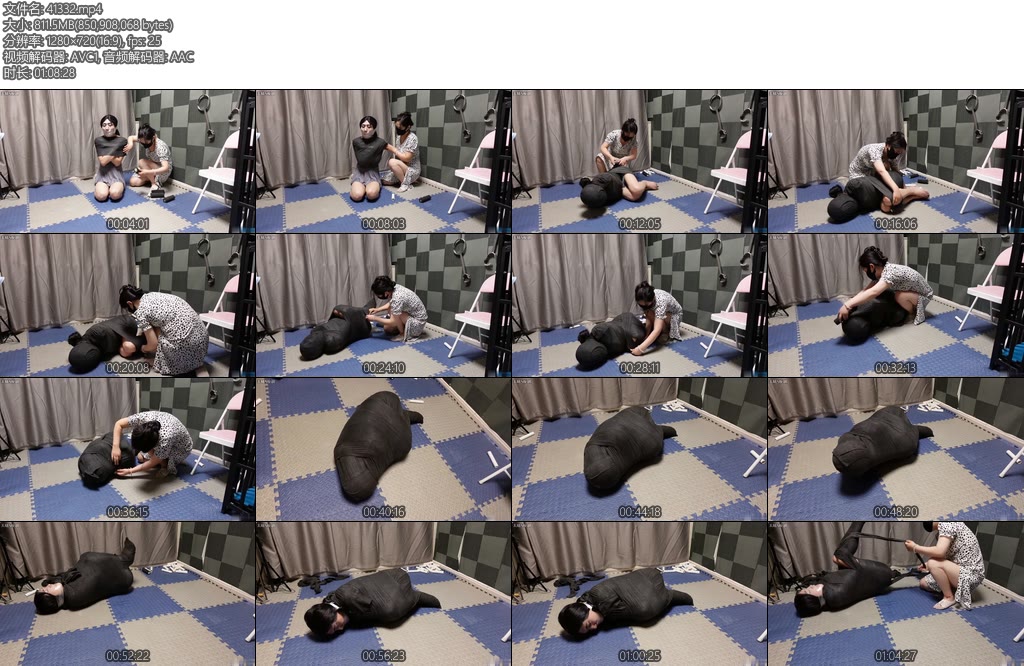 [美曦原创] 美曦伪娘粽子礼遇17层木乃伊胶带包个粽子纯纯人肉大粽子-丝依依