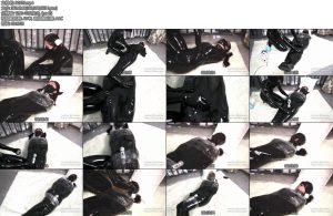 [FSS原创] kaka小姐姐的双层睡袋拘束与双层呼吸头套挑战乳胶紧身衣睡袋呼吸抑置双层头套木乃伊强高放置强高-丝依依