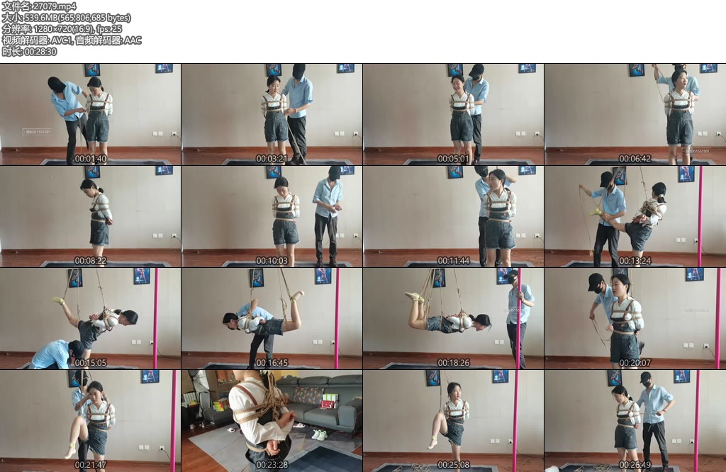 [一绳所爱] 玉洁体验悬吊-丝依依