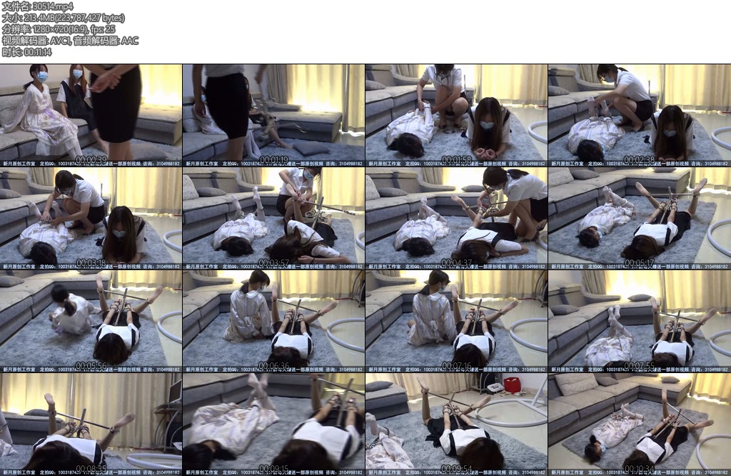 [新月原创] 青歌彩依玉箫女教师惩罚学生驷马铐k9架双人解铐lolita白丝肉丝大长腿-丝依依