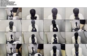 [亚洲绳艺] 狸猫五层头套的妹妹水责zentai头套随着呼吸吹的很大又紧紧贴在脸上-丝依依