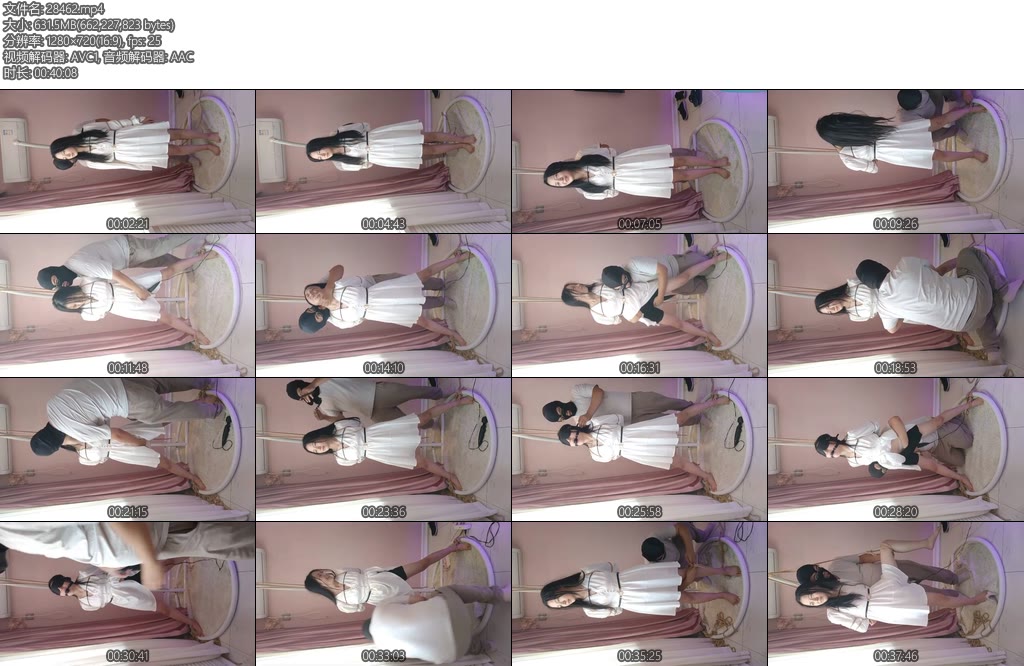 [茶茶原创] 足利茶茶丸 女大学生开腿吊绑固定放置挣扎-丝依依