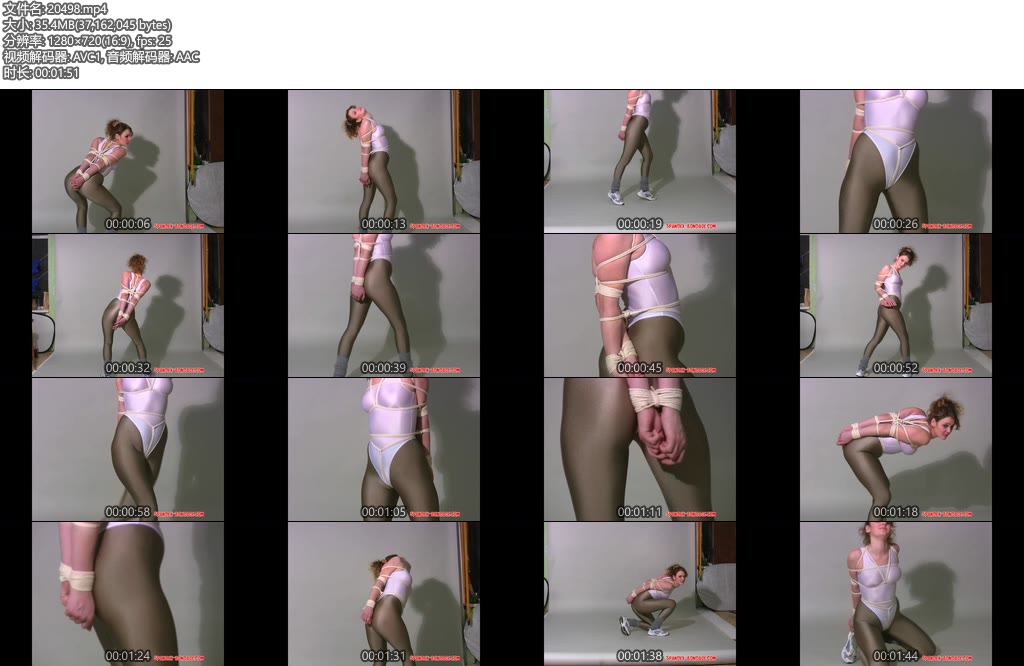[欧美绳艺] Spandex Bondage No.107-丝依依