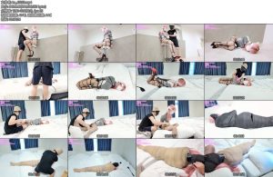 [亚洲绳艺] 绳缚日本工作室 蛇年当然要蛇缚灰丝大长腿重度全包调教10档电击痛晕蛇缚驷马震动棒强制gc多层全包呼吸抑制口鼻封死一小时超长-丝依依