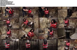 [欧美绳艺] Made in Japan Detective Nao Iinari captured, taped up to a chair and gagged, then taped up to a-丝依依