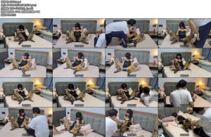 [欢乐谷] 情趣床上放置 国庆出了不少电影，大叔想去看，可是m不想陪大叔去，那怎么办呢，好吧，于是把她捆好，蒙眼，堵嘴，带上蓝牙耳机，固定在床上，-丝依依