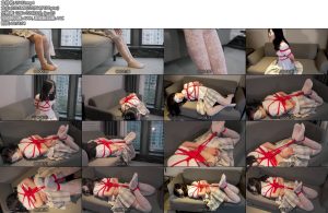 [史莱姆原创] 萝莉型妹子圆圆jk白丝沙发上驷马翻滚-丝依依