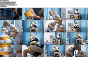 [得意客] 双人胶带椅子缚-丝依依