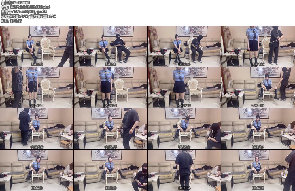 [贝特原创] 精彩制服剧情长靴御姐女井安慈被诱骗绑架陷落折磨-丝依依