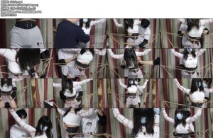 [象人原创] 小秋站立大字缚，束腰，从背后TK（专攻腋下，防不胜防）-丝依依