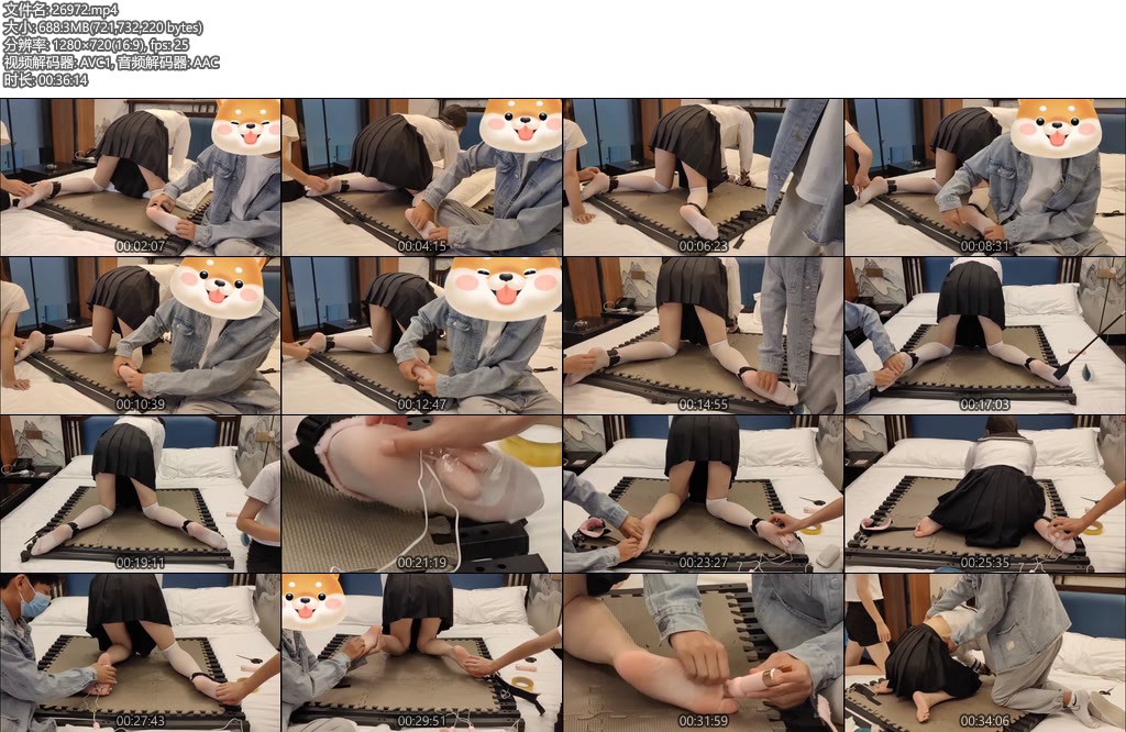 [晚秋原创] 静静jk短裙趴姿固定-丝依依