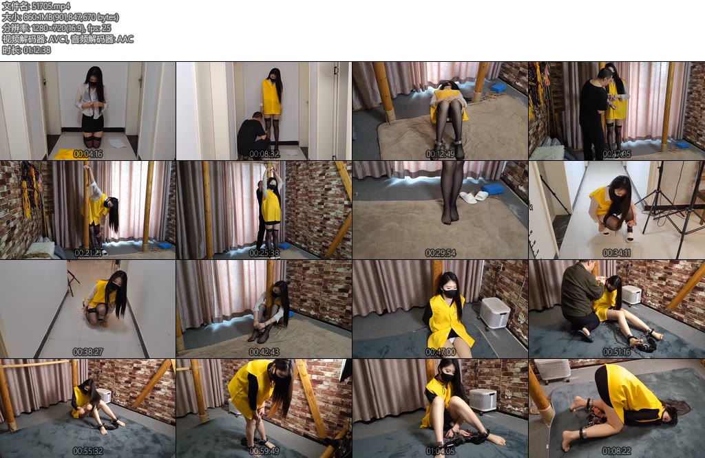 [随心原创] 杨蕊黄色马甲女犯入监-丝依依
