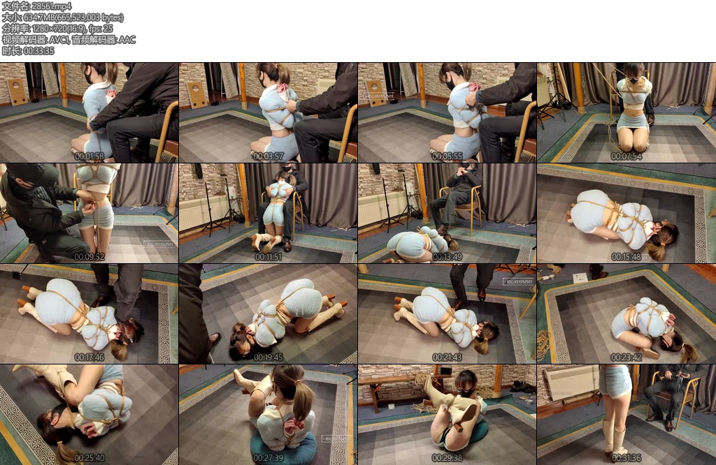 [一绳所爱] 喵喵素衣后手观音捆绑鞭打-丝依依