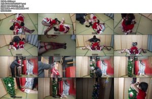 [象人原创] 小0嗷嗷的圣诞节连缚嗷嗷保鲜膜全包成圣诞树小0紧密驷马-丝依依