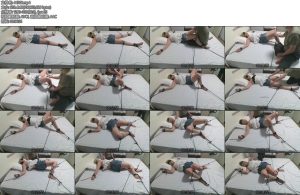 [亚洲绳艺] 曹老板的小M 大字捆绑2-丝依依