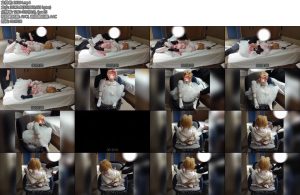 [亚洲绳艺] 伪娘白丝Lolita皮铐驷马椅缚分腿固定TK震动-丝依依