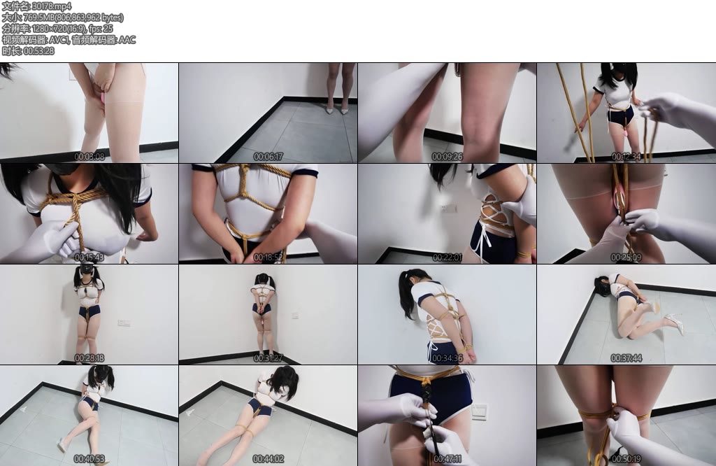 [冬楚楚原创] 自缚挣扎（第二期）角色扮演呼吸抑制死库水膝盖縛阳具震动棒强制高潮绝对的挣扎无用到哭-丝依依