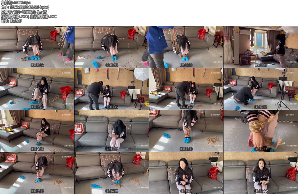 [龙飞原创] 新人体验自傅捆绑逃脱-丝依依