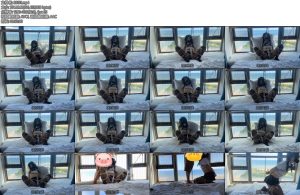 [欢乐谷] 飘窗分腿折叠放置黑丝美女 大叔想了想把丫丫放在衣柜里面你们看不到，于是就抱了出来，捆到了飘窗上，一切准备工作就绪过后，大叔就出门下楼赶海去了，-丝依依