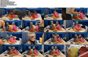 [JS原创] 露楠凌熙双凤缚彩丝捆绑丝袜堵嘴胶带封堵铁链固定放置双人刺激GC-丝依依