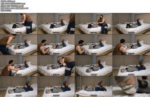 [JS原创] 哈妮牛仔靴驷马捆绑丝袜堵嘴套头原味封鼻棒棒刺激-丝依依