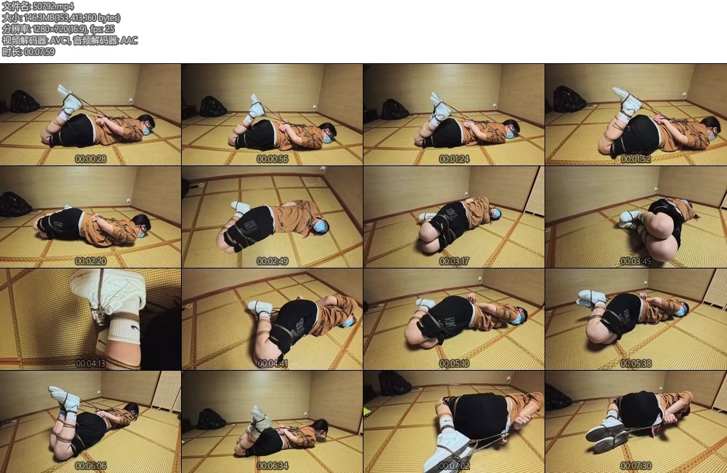 [渎竺原创] 日常服装后手缚驷马拘束-丝依依