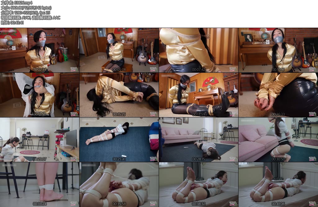 [半岛束艺] HollyRope桃子Raven跨洋有线电视-丝依依