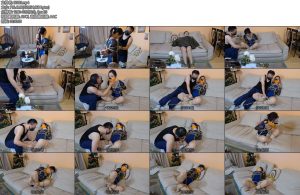 [JS原创] 哈妮体操服团缚丝袜塞嘴原味棉袜封鼻绷带强直GC-丝依依