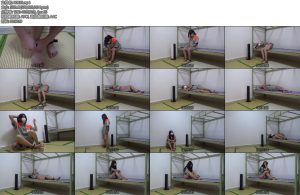 [新月原创] 荷露定拍关押收押简单审讯关押放风自带镣铐的裸足少女-丝依依