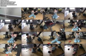 [绳之韵] 新晋乖奴小软镣铐游戏（第四集）亮点增多，难度升级！-丝依依