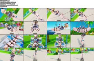 [动画片] 原神拘束 动画高叉泳装琴走绳吊缚坐缚-丝依依