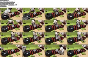 [黑魔法师] 乳胶充气睡袋拘束丝袜足踩脸X_X手丝严厉榨汁新道具展示-丝依依