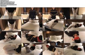 [高校联盟] 小周177身高满屏的大长腿白丝舞蹈服捆绑蒙眼真实挣扎TK-丝依依