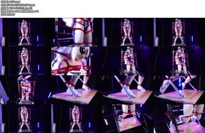 [人间牧场] 拘束屋第二期在拘束架中被完全拘束的拉菲兔-丝依依