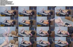 [亚洲绳艺] 情趣白丝女仆餐桌上驷马捆绑调教SP震动膏潮口球口水-丝依依